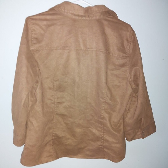 beige button down tee - Picture 2 of 3